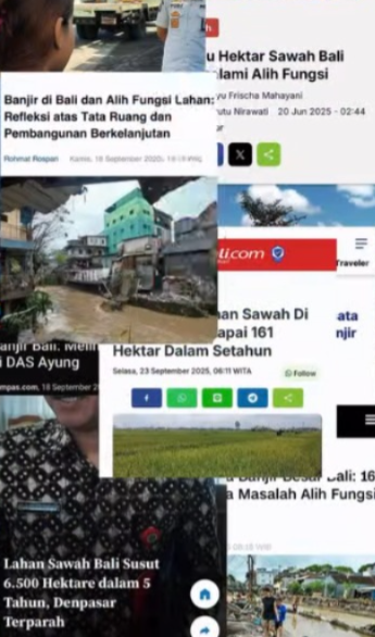 SULUH : Subak Untuk Lahan Utuh dan Hijau